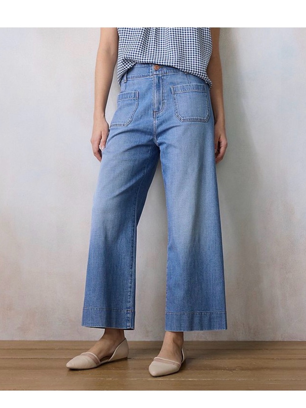LC Lauren Conrad’s Wildflower wide leg cropped pants